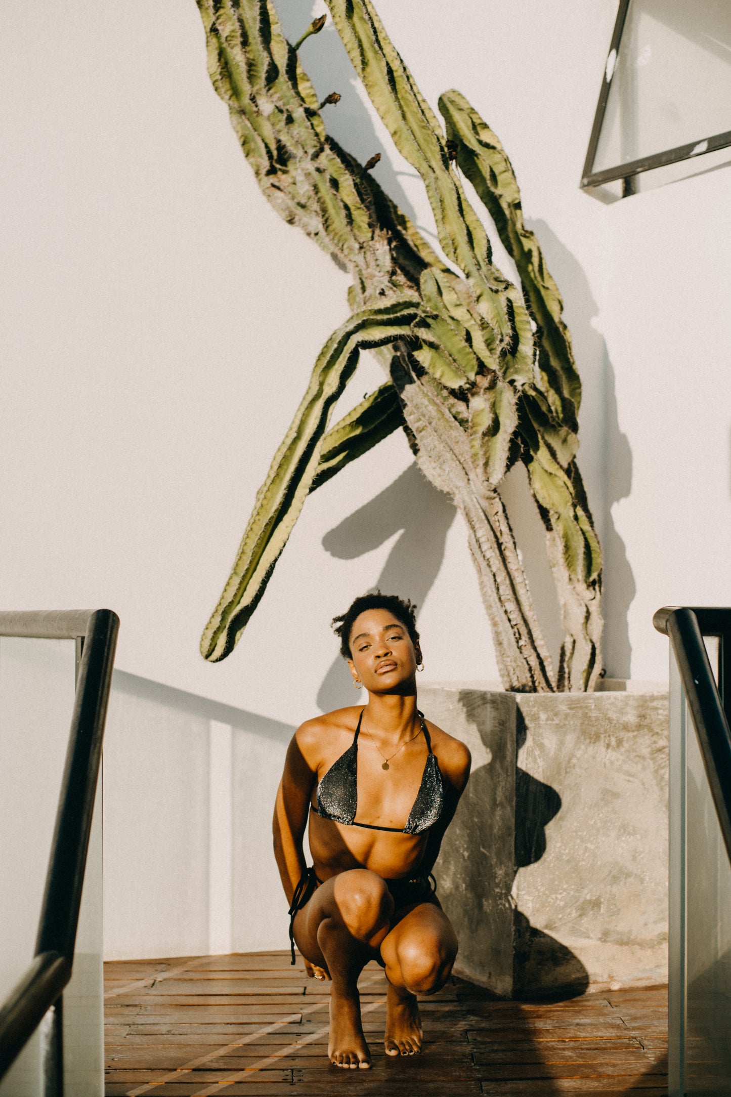 Amanda Silver Bikini